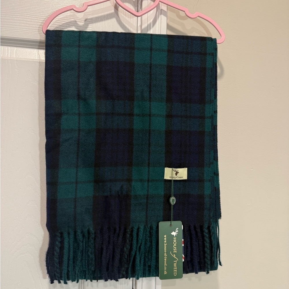 House Of Tweed Womens Soft
Tartan Scarf OVERSIZED